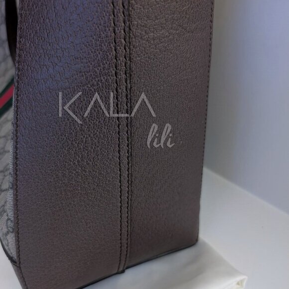 Gucci Brown GG Supreme Ophidia Soft Tote - Picture 8 of 15